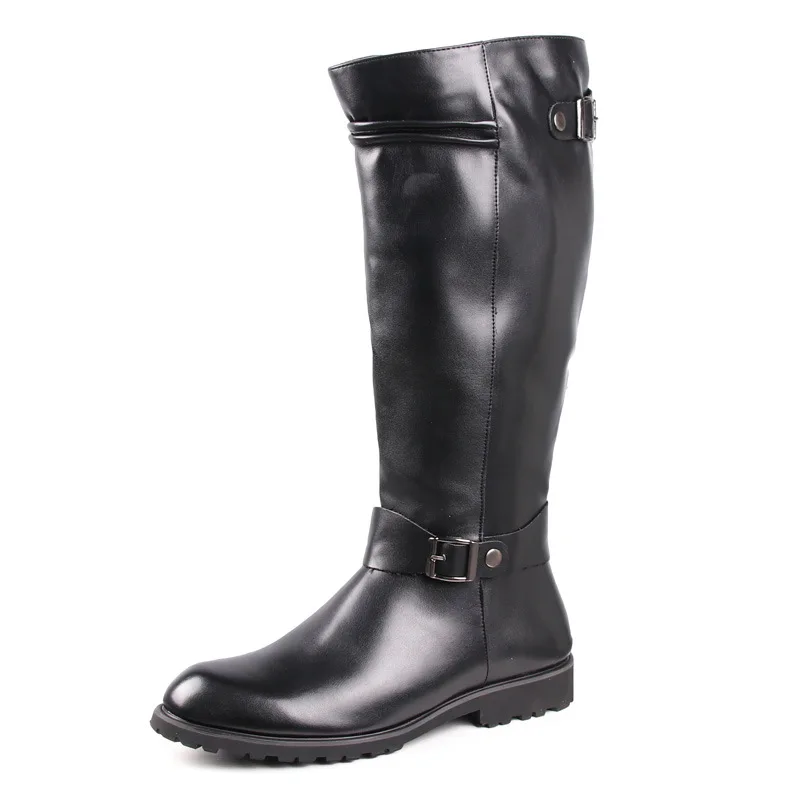 wide calf black boots