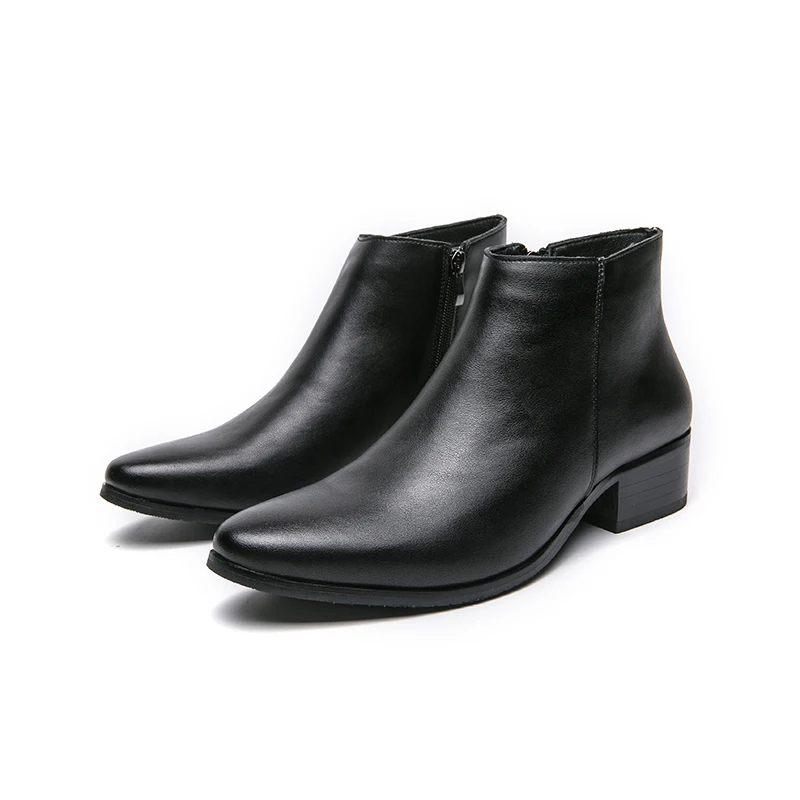 mens heeled boots