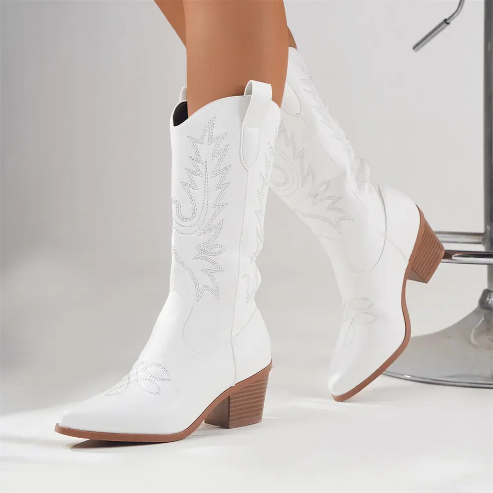 white cowboy boots outfit