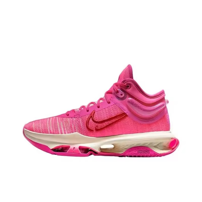 pink basketball shoes