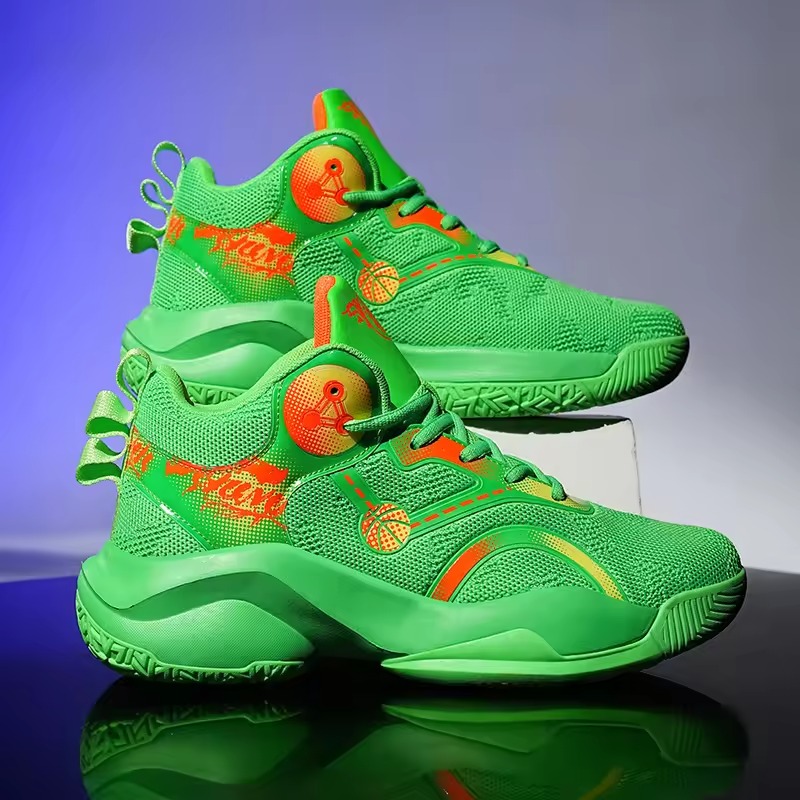 green basketball shoes